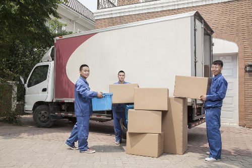 House movers helping with a local residential move in Toscotland
