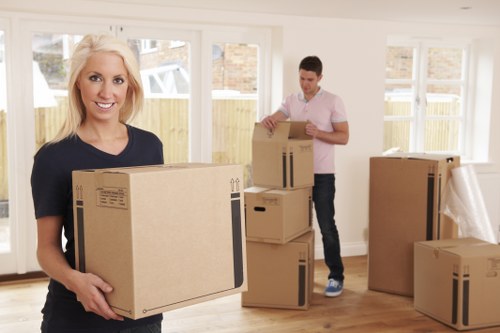 Commercial moving team planning a local business relocation in Toscotland