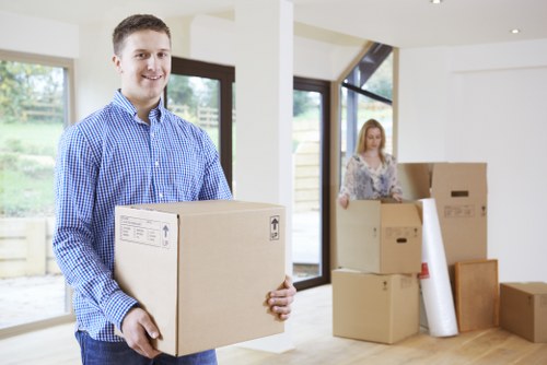 Local van removal team handling furniture transport in Toscotland