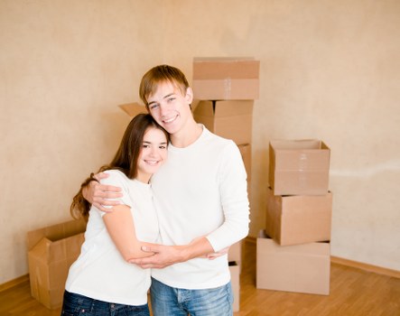 Careful wrapping and labelling of household items during packing services