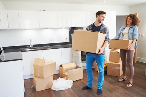 Local removal team managing a residential move in Toscotland