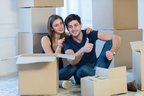 Packing and loading furniture into a moving van in Toscotland