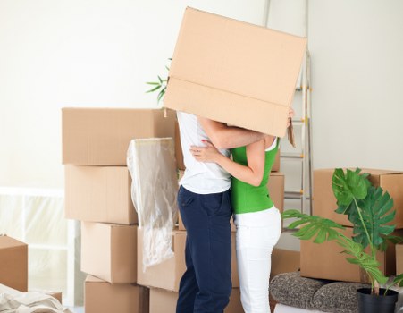 Household furniture prepared for residential removals
