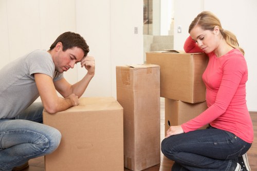 Careful packing and labeling during a Scotland relocation
